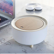 卓上ゴミ箱 ごみ箱 ダストボックス 蓋付き プッシュ式 ワンタッチ コンパクト 小型 ごみ入れ くず入れ 丸型 サークル 日用品雑貨 インテリア小物 おしゃれ スタイリッシュ
