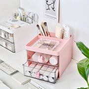 収納ボックス 収納ラック 収納用品 整理用品 小物入れ 卓上収納 メイクボックス コスメ収納 ペン立て 文房具入れ 引き出し付き 整理整頓 可愛い うさぎ
