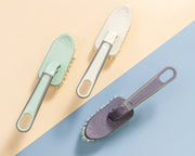 掃除用ブラシ 柄付き 浴室 お風呂 床 壁 タイル バスタブ トイレ 靴 シンプル 便利 そうじ 掃除用品 日用雑貨 日用品