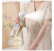 霧吹き ミストスプレー 200ml 300ml 500ml 単品 スプレーボトル 連続噴射 噴霧 水やり 保水 植物 グリーン ガーデニング ヘアスタイリング 掃除 日用雑貨 詰め替えボトル 容器 ホワイト クリア