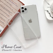 iPhoneケース 透明 アイフォン iPhoneカバー クリアケース 背面保護 TPU 無地 シンプル おしゃれ かわいい スマホケース スマホカバー