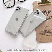 iPhoneケース 透明 アイフォン iPhoneカバー クリアケース 背面保護 TPU 無地 シンプル おしゃれ かわいい スマホケース スマホカバー
