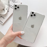 iPhoneケース 透明 アイフォン iPhoneカバー クリアケース 背面保護 TPU 無地 シンプル おしゃれ かわいい スマホケース スマホカバー