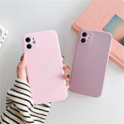iPhoneケース iPhoneカバー スマホケース スマホカバー ユニセックス スマートフォン 携帯 背面保護 傷防止 無地 単色 シンプル