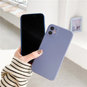 iPhoneケース iPhoneカバー スマホケース スマホカバー ユニセックス スマートフォン 携帯 背面保護 傷防止 無地 単色 シンプル