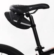 自転車用サドルバッグ リアバッグ ポーチ ケース 小物収納  ファスナー 反射テープ ロードバイク マウンテンバイク サイクリング 自転車アクセサリー コンパクト たっぷり収納 メンズ レディース