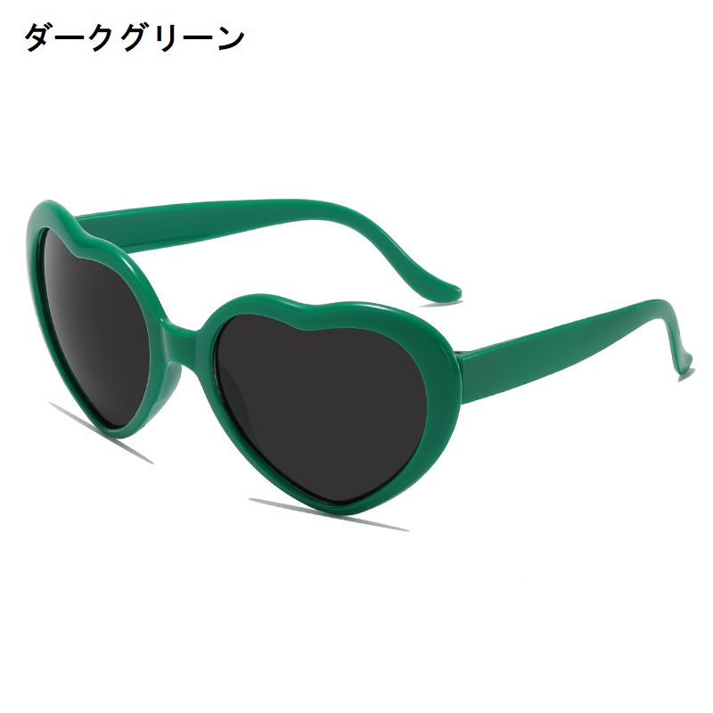 サングラス レディース ハート型 紫外線対策 おしゃれ かわいい 商品画像3