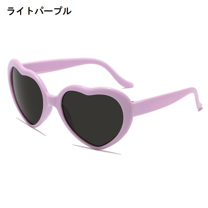 サングラス レディース ハート型 紫外線対策 おしゃれ かわいい 商品画像4