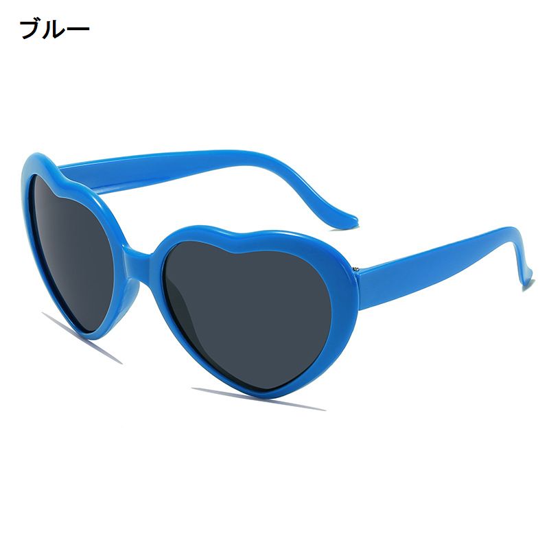 サングラス レディース ハート型 紫外線対策 おしゃれ かわいい 商品画像5