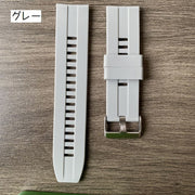 時計用ベルト バンド 22mm 交換用 付け替え 単色 シンプル カジュアル おしゃれ HUAWEI Watch GT シリコン