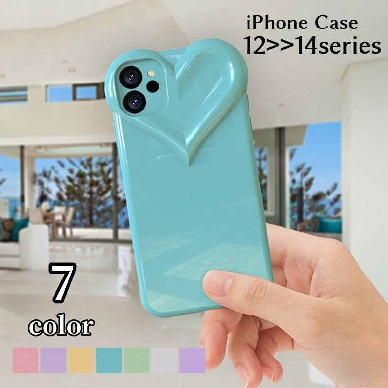 スマホケース スマホカバー iPhoneケース iPhone 12 12Pro 12ProMax 12mini 13 14 plus レディース ハート 光沢 ツヤ クリア かわいい アイフォン 携帯ケース 保護ケース 背面保護 傷防止 おしゃれ アイホン