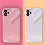 スマホケース スマホカバー iPhoneケース iPhone 12 12Pro 12ProMax 12mini 13 14 plus レディース ハート 光沢 ツヤ クリア かわいい アイフォン 携帯ケース 保護ケース 背面保護 傷防止 おしゃれ アイホン