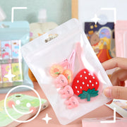 チャック付きポリ袋 ラッピング用品 包装用品 包装袋 ギフトバッグ チャック袋 ジッパーバッグ 小分け袋 保存袋 吊り穴付き