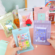 チャック付きポリ袋 ラッピング用品 包装用品 包装袋 ギフトバッグ チャック袋 ジッパーバッグ 小分け袋 保存袋 吊り穴付き
