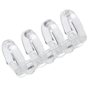 バインダーリング 10個セット ルーズリーフバインダーリング 4穴 穴径15mm A4 A5 B5製本用とじ具 システム手帳リング 透明学習カード 単語帳 資料保存 ファイル整理 カレンダー 手帳 アルバム