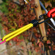 ストレッチコード 4個セット テント タープ部品 張綱 キャンプ アウトドア 防風 ガイラインアダプター タープクリップ テントクリップ