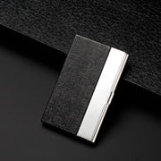 名刺入れ メンズ レディース 名刺ホルダー 名刺ケース PUレザー シンプル クール スタイリッシュ かっこいい おしゃれ ビジネス 男性 プレゼント