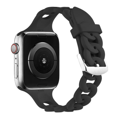 アップルウォッチ用 Apple Watch用 バンド 腕時計ベルト シリコン ブラック バリエーション画像