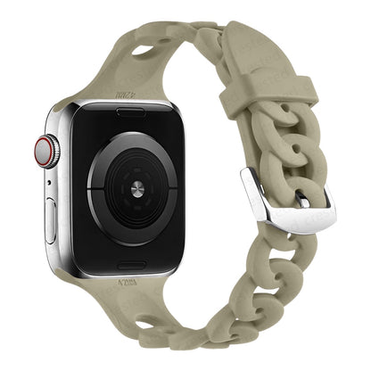 アップルウォッチ用 Apple Watch用 バンド 腕時計ベルト シリコン ライトブラウン バリエーション画像