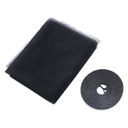 網戸ネット テープ付き 網 あみ 取付 ネット 粘着式 貼るタイプ マジック テープ式 DIY 網戸セット 虫よけ 窓 まど 玄関 小窓 枠なし 防虫 工具不要 簡単取付 便利