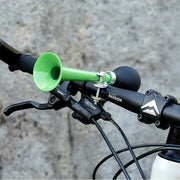 自転車用エアホーン 自転車ベル ラッパ型 トランペット型 ホーン 手動 ラッパーホーン レトロ ヴィンテージ調 応援グッズ 作業用 プール 取り付け簡単 ハンドルバーに取り付け かわいい おしゃれ クラシック 黒 赤 青 ピンク 緑 銀色
