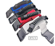 グリップ付き運搬ベルト 荷締めベルト キャリーベルト パッキングベルト 持ち手付き ハンドル 十字 荷物運搬 キャリーストラップ 固定 バンド 荷づくり 荷造り アウトドア キャンプ 引っ越し クロスベルト