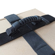 グリップ付き運搬ベルト 荷締めベルト キャリーベルト パッキングベルト 持ち手付き ハンドル 十字 荷物運搬 キャリーストラップ 固定 バンド 荷づくり 荷造り アウトドア キャンプ 引っ越し クロスベルト