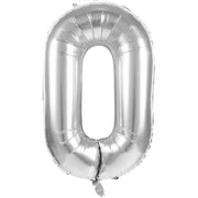 ナンバーバルーン ビッグサイズ 数字 パーティーグッズ 光沢 約100cm 42インチ 飾り付け 室内装飾 記念日 誕生日 結婚式 100日祝い 飾り バースデー インスタ 記念撮影 シルバー 銀 グラデーション かわいい キュート イベント 女子会 インテリア おしゃれ オシャレ