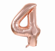 ナンバーバルーン 数字 パーティーグッズ 光沢 約100cm 42インチ 飾り付け 室内装飾 ビッグサイズ 記念日 誕生日 結婚式 100日祝い 飾り バースデー インスタ 記念撮影 ゴールド 金 ローズゴールド かわいい キュート イベント 女子会 インテリア おしゃれ オシャレ