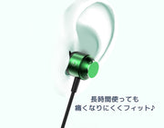 有線イヤホン カナル式 密封型 リモコン付き 両耳用 直線プラグ 115cm シンプル おしゃれ カジュアル 使いやすい スマホ PC タブレット オーディオ機器 在宅ワーク テレワーク テレビ電話