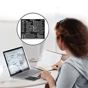 ショートカットキー ステッカー パソコンアクセサリー シール 防水 Windows用 Mac用 EXCEL用 word用 12バリエーション