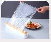 ラップケース ラップホルダー ラップカッター キッチン用品 マグネット付き スライド式 キッチン整理用品 ラップカット アルミホイルカッター クッキングシートカッター 収納 冷蔵庫 台所 磁石付き 便利グッズ 省スペース シンプル おしゃれ 黄 白 緑 青 黒
