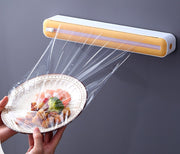 ラップケース ラップホルダー ラップカッター キッチン用品 マグネット付き スライド式 キッチン整理用品 ラップカット アルミホイルカッター クッキングシートカッター 収納 冷蔵庫 台所 磁石付き 便利グッズ 省スペース シンプル おしゃれ 黄 白 緑 青 黒