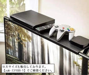 ディスプレイボード モニター上部ラック 裏側 小物収納 収納棚 PC パソコン デスクトップパソコン 液晶 テレビ 収納台 隙間収納 簡単設置 整理整頓 シンプル 便利 収納トレー トレイ シェルフ PCアクセサリー ブラック 黒