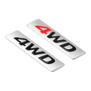 カーステッカー 自動車用ステッカー 車 4WD カー用品 車用品 3D 貼り付け 立体的 かっこいい ドレスアップ