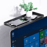 ディスプレイボード モニター上ラック シェルフ 棚 収納用品 PCアクセサリー PC周辺機器 小物置き モニター上 拡張 シンプル 簡単設置 卓上 おしゃれ