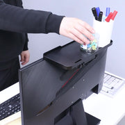 ディスプレイボード モニター上ラック シェルフ 棚 収納用品 PCアクセサリー PC周辺機器 小物置き モニター上 拡張 シンプル 簡単設置 卓上 おしゃれ