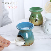 アロマポット アロマバーナー 生活雑貨 アロマ雑貨 癒しグッズ 陶器製 星 月 天体 スター ムーン グラデーション ブラック ブルー ホワイト カジュアル かわいい キュート おしゃれ おうち時間