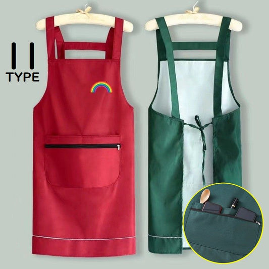 胸当てエプロン H型 首掛け レディース メンズ 膝丈 商品画像