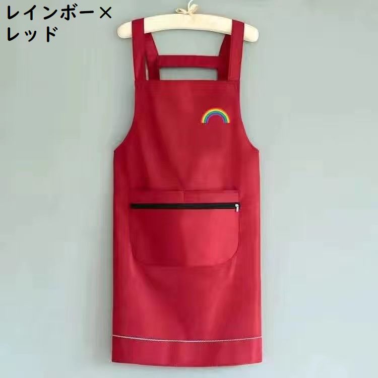 胸当てエプロン H型 首掛け レディース メンズ 膝丈 商品画像3