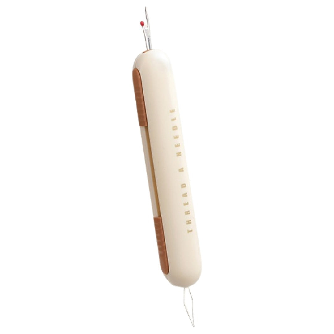 シームリッパー 糸通し 2in1 ダブル 糸切リッパー 縫い目リッパー 縫い糸通し 裁縫道具 DIY 裾直し 手芸 裁縫 コンパクト かわいい ハンドメイド 手作り