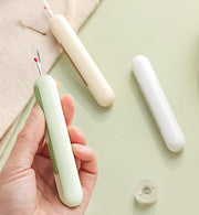 シームリッパー 糸通し 2in1 ダブル 糸切リッパー 縫い目リッパー 縫い糸通し 裁縫道具 DIY 裾直し 手芸 裁縫 コンパクト かわいい ハンドメイド 手作り