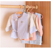 キッズハンガー ベビーハンガー 子供用ハンガー 5本セット 子供服 洗濯用品 物干しハンガー クローゼット収納 衣類収納 型崩れ防止 洗濯物干し リボン 引っ掛け 日用品 かわいい シンプル おしゃれ キュート ガーリー 青 ピンク オフホワイト 橙