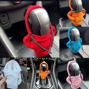 シフトノブカバー カーシフターカバー パーカーデザイン 車用品 スティック パーカー シフターノブパーカー オートギア 冷え対策 汚れ防止 可愛い 車