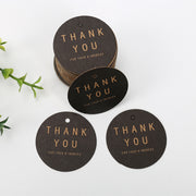 ペーパータグ 紙タグ 100枚 クラフト紙 丸型 ラッピング用品 thankyou ありがとう ハンドメイド DIY ギフト 贈り物 プレゼント お祝い 誕生日 結婚式 母の日 父の日 フリマ バザー 業務用