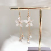 ピアス レディース 女性用 お花 フラワー 揺れる 大ぶり 小ぶり パール風 シンプル 大人っぽい 可愛い オシャレ お出かけ デート プレゼント