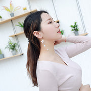 ピアス レディース 女性用 お花 フラワー 揺れる 大ぶり 小ぶり パール風 シンプル 大人っぽい 可愛い オシャレ お出かけ デート プレゼント