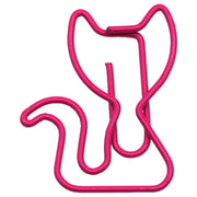 ブックマーク 10個セット しおり 栞 ゼムクリップ ぺーパークリップ ネコ 猫 アニマル かわいい おしゃれ カラバリ豊富 本 小説 楽譜 雑誌 読書 文房具
