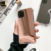 iPhone用ケース iPhone用カバー ミラーケース 鏡面加工 スマホケース スマホカバー 背面保護 傷予防 傷防止 化粧鏡 保護カバー 携帯ケース アイフォンカバー シンプル 便利 おしゃれ スマートフォンカバー