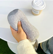 ネックピロー 単品 1個 旅行用首枕 首枕 旅行用品 快適グッズ 旅行小物 リラックスグッズ クッション ミニ枕 ピーナッツ型 ループ付き 持ち運び ポータブル 旅行 出張 新幹線 飛行機 夜行バス 車 車中泊 便利 コンパクト かわいい シンプル